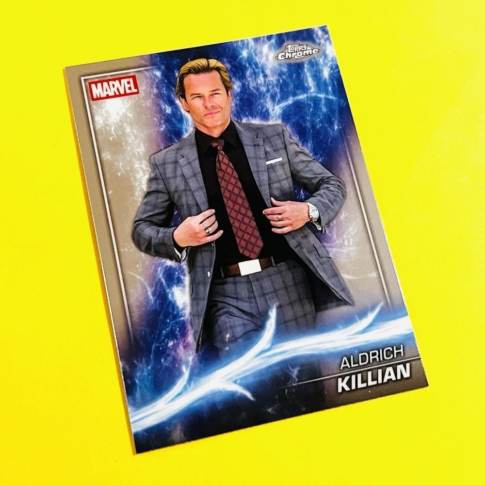 2025 Topps Chrome Marvel Studios Aldrich Killian #33 Phase Two Iron Man 3‎